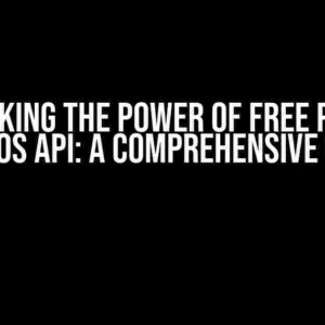 Unlocking the Power of Free Places Photos API: A Comprehensive Guide