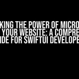 Unlocking the Power of Microphone Input in Your Website: A Comprehensive Guide for SwiftUI Developers